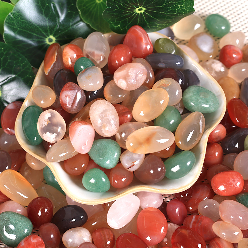 Nanjing Yuhua stone fish tank landscape stones, small stones, aquarium five-color stones, hydroponic flowerpots, pebble water plant tanks, Yuhua Specification image