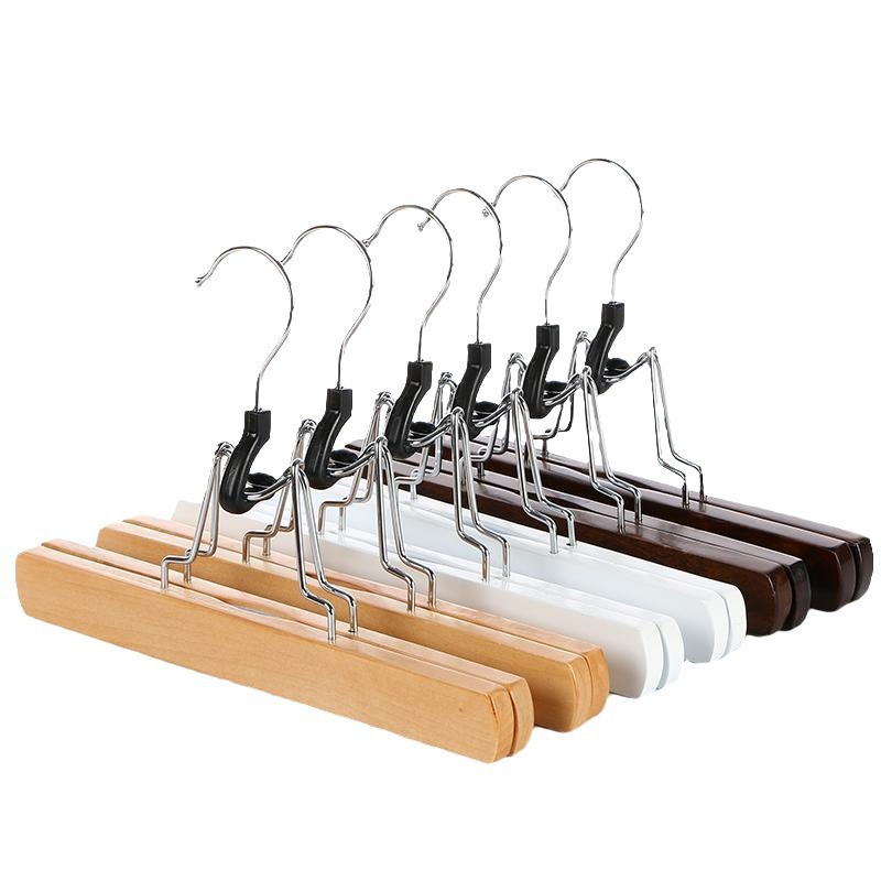 马面裙用实木防滑防皱褶裙裤夹酒店服装店裙夹裤夹裙裤架跨境热销