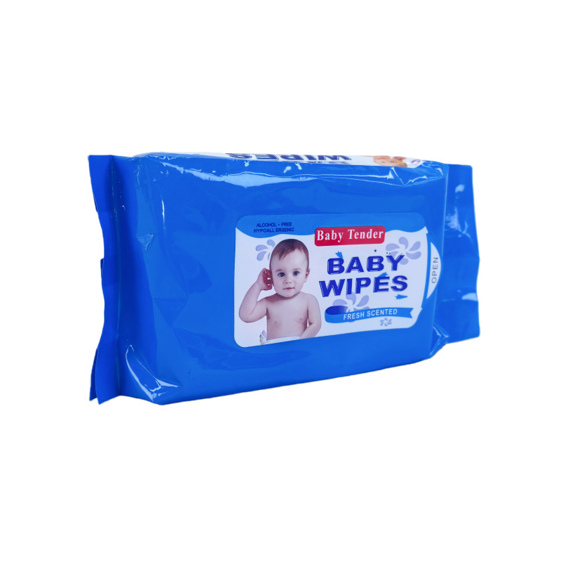 Export trade baby wet wipes 80PCS40g material baby wet wipes hand and mouth cleaning wet wipes wholesale Item Picture