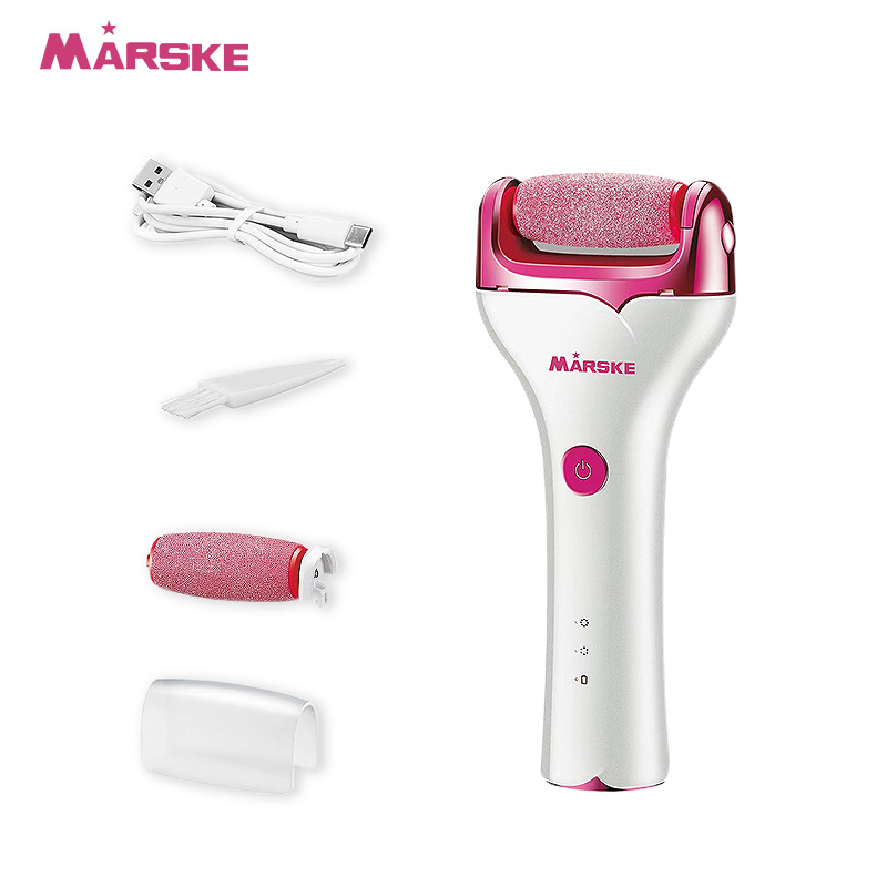 专业足部打磨器足部打磨器去角质修护护理神器白底实物图