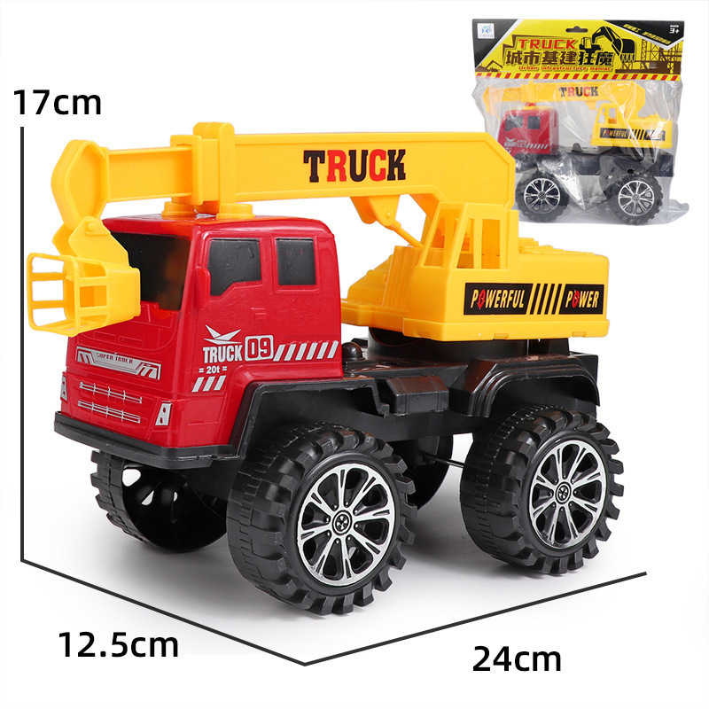 Small children's excavators, toy cars, inertial engineering vehicles, boy excavators, street stalls, night market toy wholesale Application Scenario
