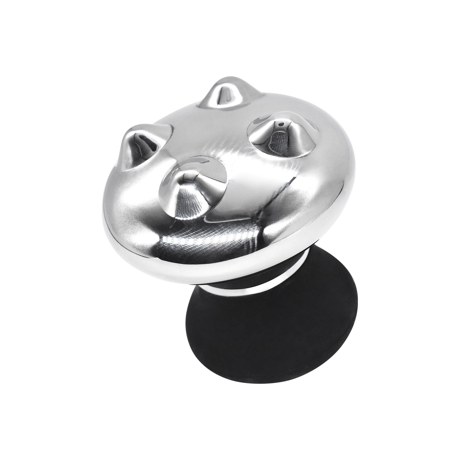shanilak stainless steel massage mushroom facial and eye massage stone for unblocking meridians, pulling tendons, gua sha and beauty care with protruding points Item Picture