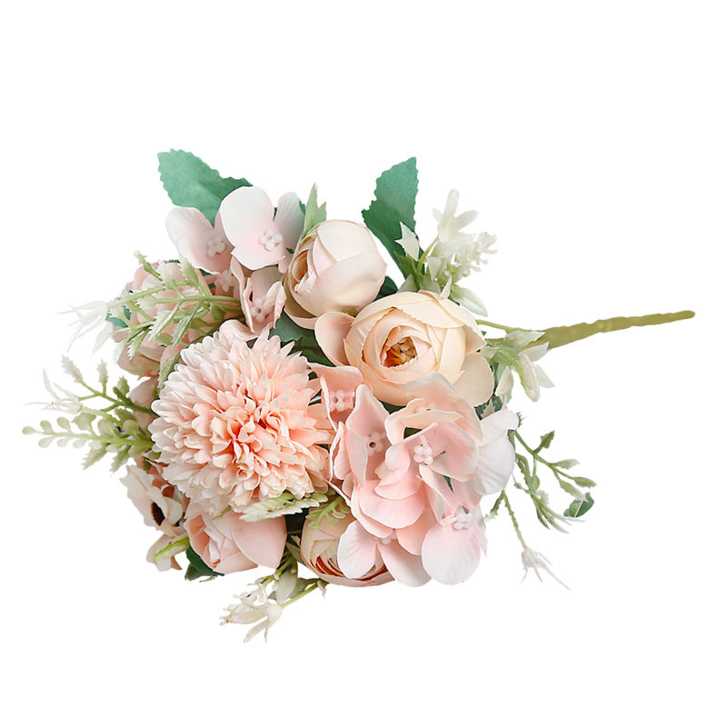 仿真花园林装饰工程户外居家摆件玫瑰厂家批发婚庆拍摄道具场景白底实物图