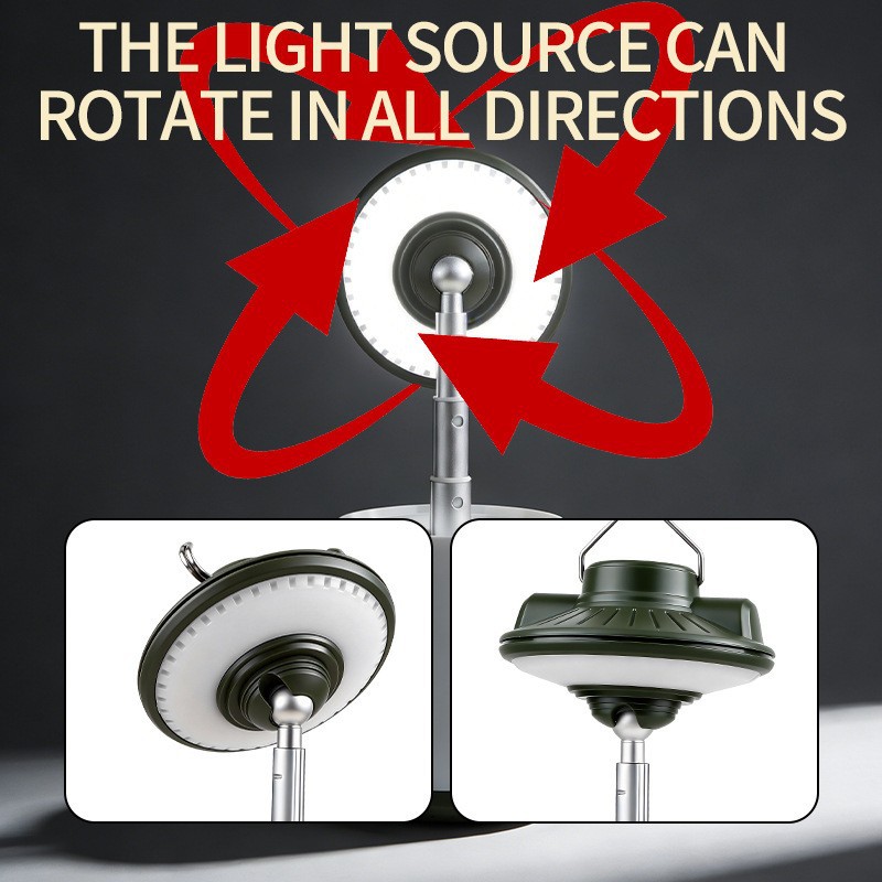 2026 New LED camping lights, wall-mounted camping tent lights, USB charging campsite emergency outdoor retractable ambient lights details Picture