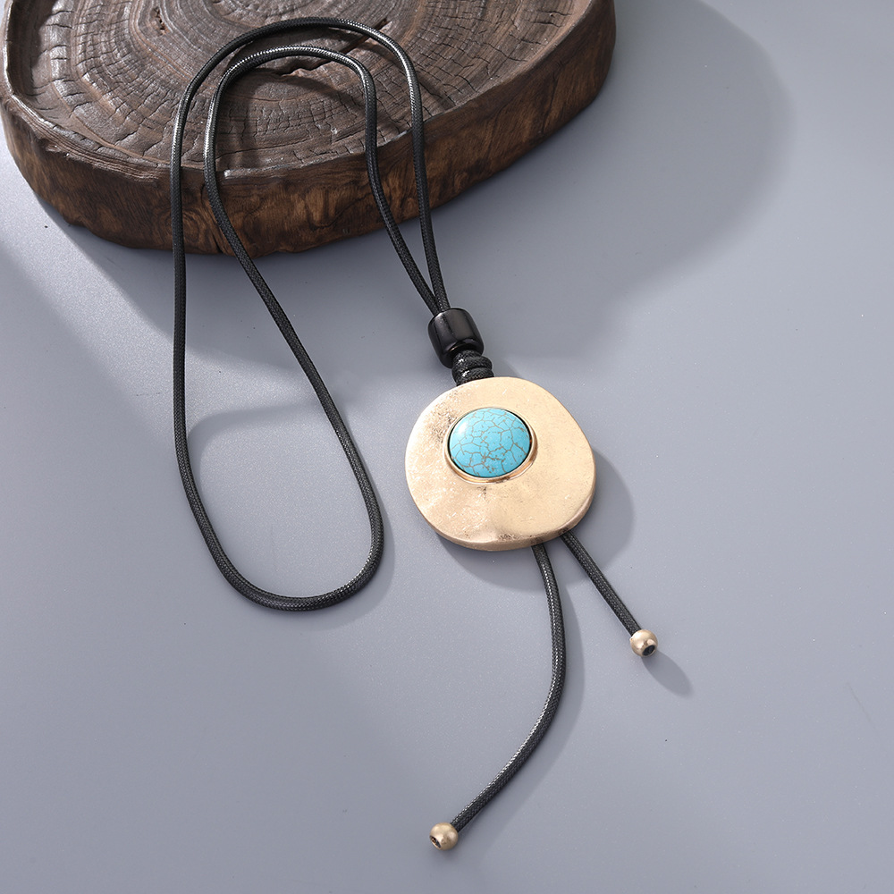 项链/珍珠/天然石项链/珍珠链条女款拼接气质/珍珠项链产品图