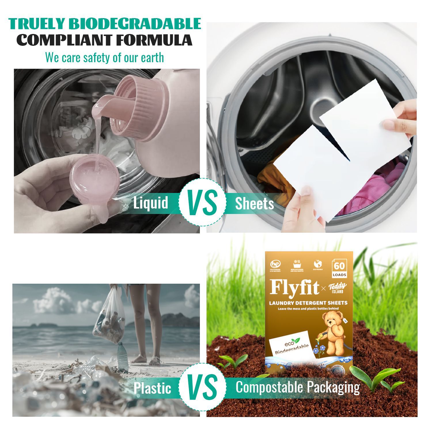 Cross-border portable laundry sheets, ultra-concentrated bubble paper, water formula, dense bubbles, strong decontamination power, source factory Application Scenario