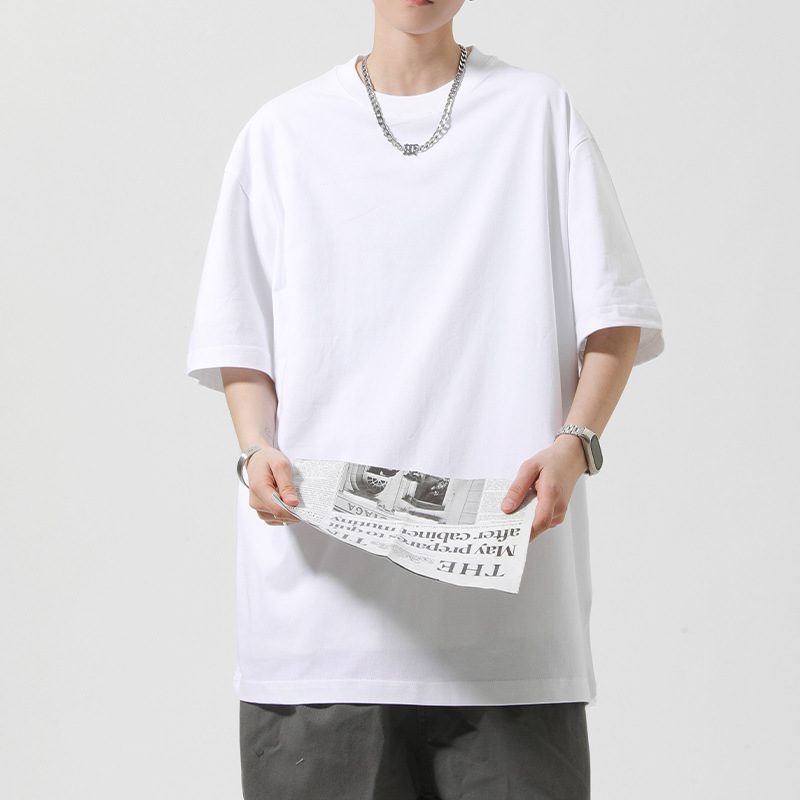 Short-sleeved T-shirt for men's summer 2026 new style, pure cotton thin, simple and versatile men's half-sleeved loose couple base layer Application Scenario