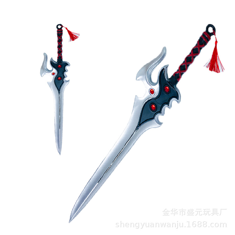 闹海周边盘龙冰锤敖光龙牙刀大号红樱火尖枪玩具模型男孩