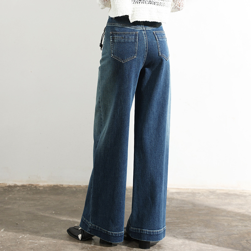 牛仔裤女/牛仔裤女高腰复古/春秋牛仔衬衫/男装/摆摊商品细节图