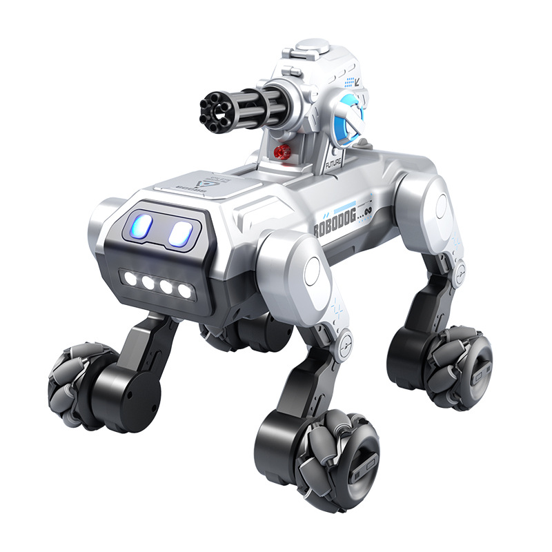 YDJ's new eight-wheel, eight-drive AI intelligent remote control programming stunt robot dog is a children's early education and educational interactive toy Item Picture