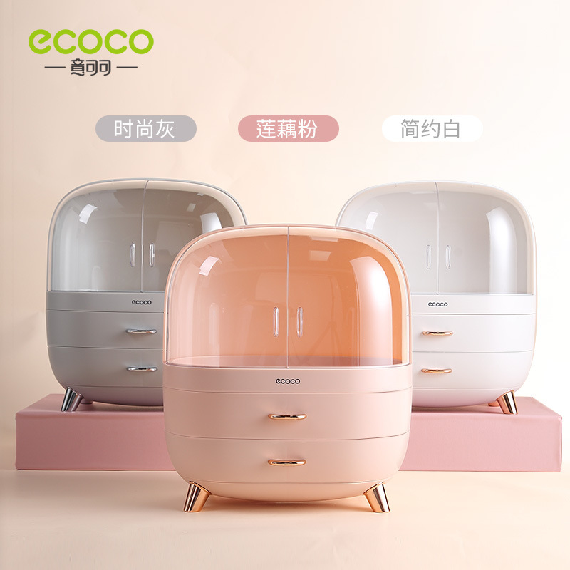Customized cosmetics storage box, large-capacity desktop, lipstick, home dust-proof drawer, dressing table, organizing and storage rack Application Scenario