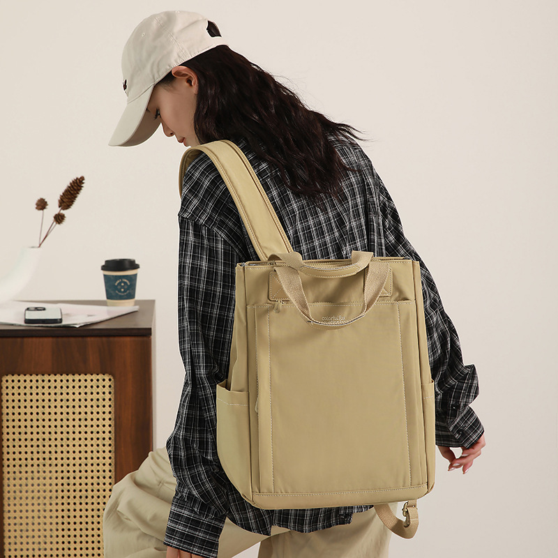 Cross-border backpacks, 16-inch large-capacity computer backpacks for women, outdoor travel student schoolbags details Picture