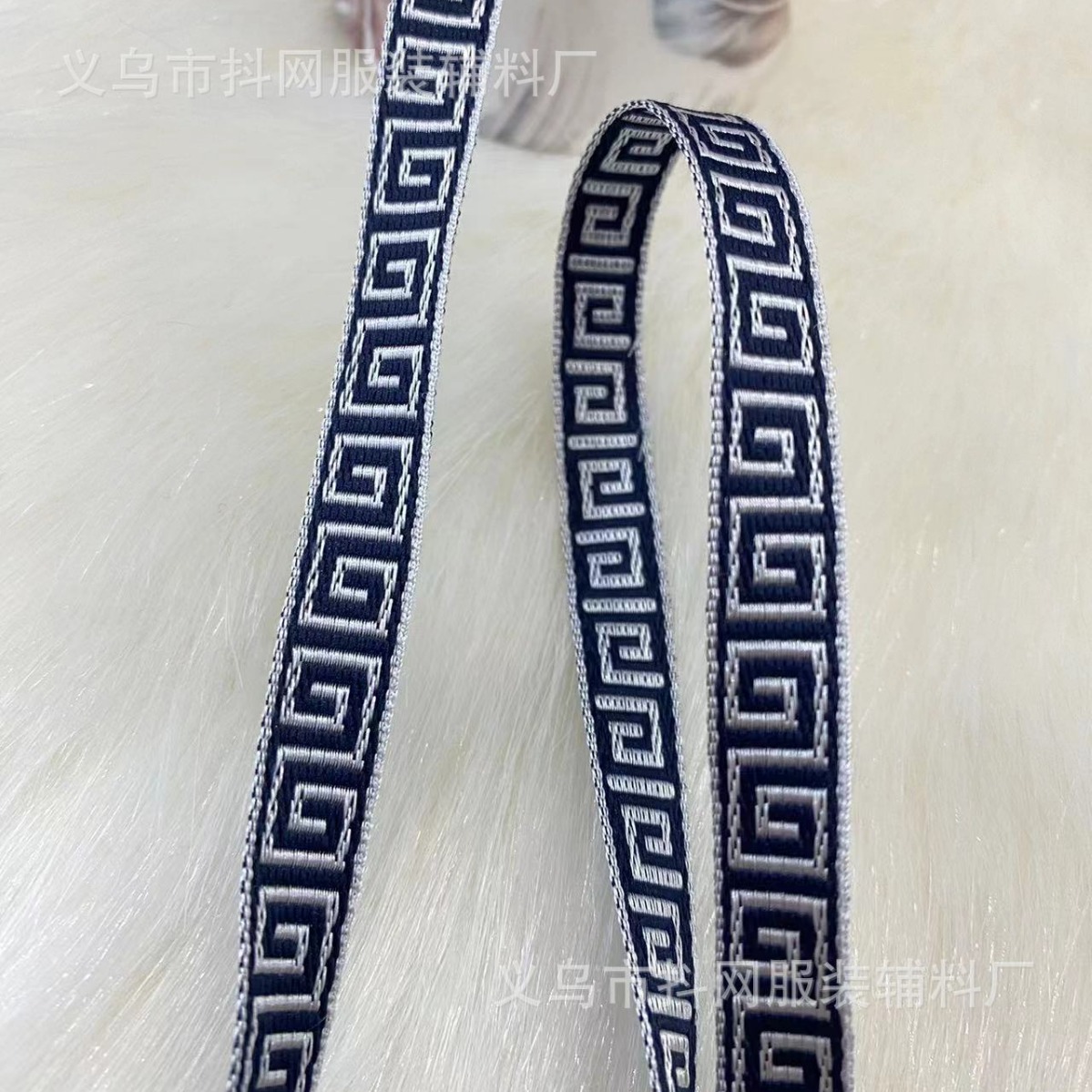1.0-1.3cm "Great Wall" handmade DIY bow jacquard embroidery webbing in large stock Application Scenario