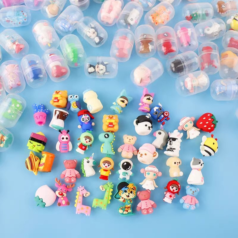 Gacha toy blind box avatar, one-yuan gacha machine game, gacha balls, children's rewards, kindergarten small gift items details Picture