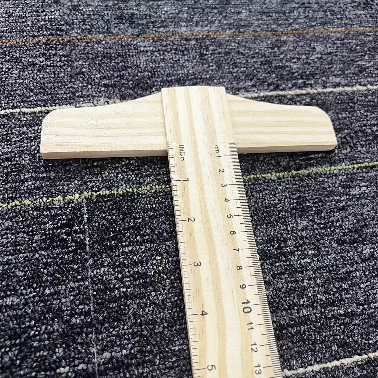 批发60cm 90cm木质丁字尺尺子学生多功能木头T型尺