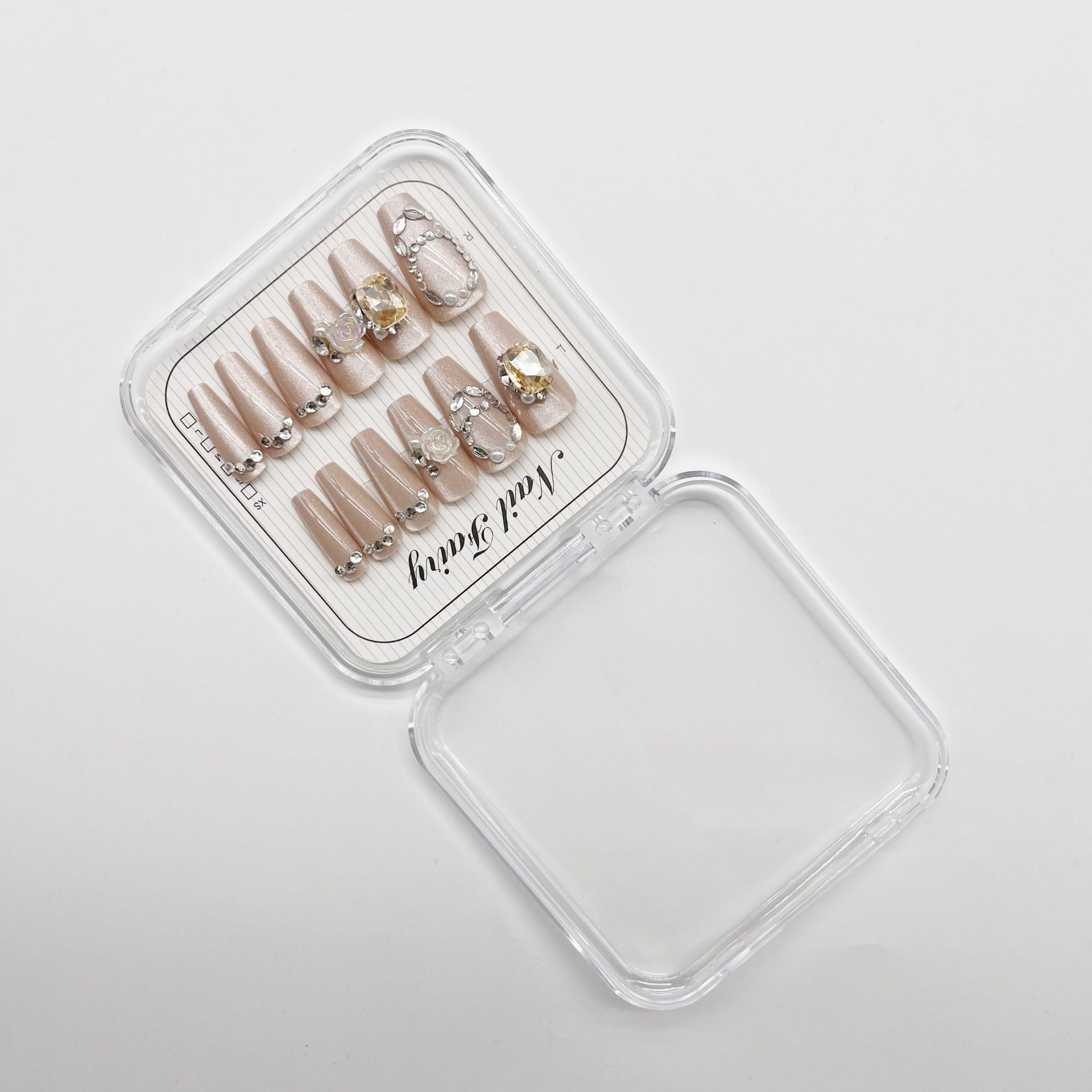 Hand-worn nails, nail patches, false nails, wearable nail plates, nail plates, nail plates Specification image