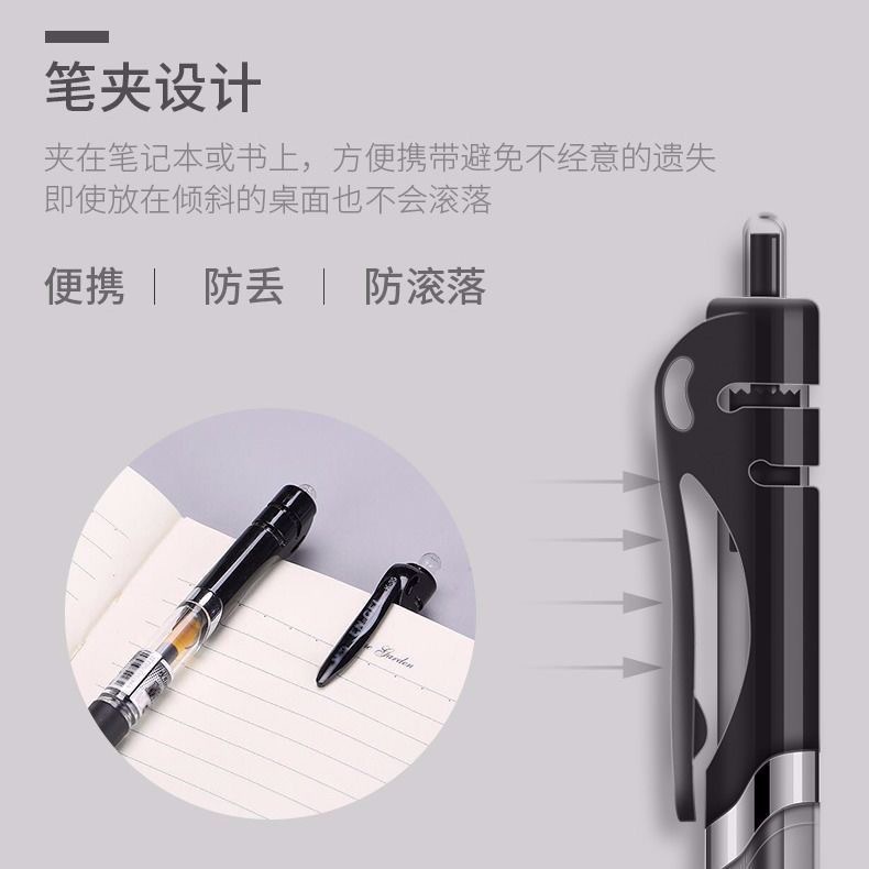 K35 Push-type ballpoint pen 0.5mm black, red and blue bullet pen for office and student use, factory direct sales Specification image