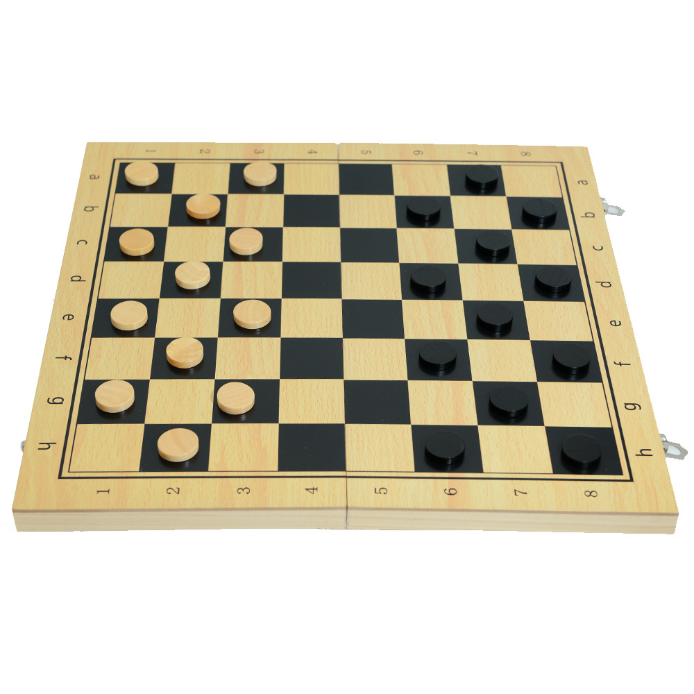 Direct sales from the manufacturer of three-in-one wooden chess solid wood set, foldable portable competitive and educational toys Application Scenario