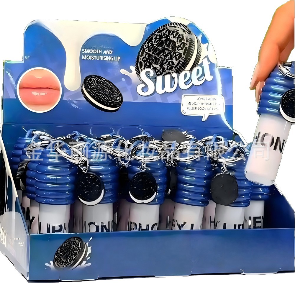 New cross-border foreign trade LIPOREO Sandwich LIP GLOSS Chocolate Lip Gloss Oreo Lip Gloss Item Picture