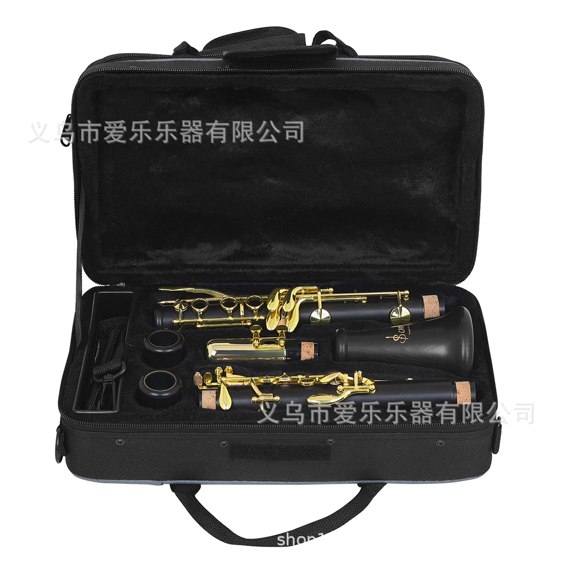 SLADE镀金按键单簧管布盒17键乌木单簧管成人专业演奏管乐器黑管 details Picture
