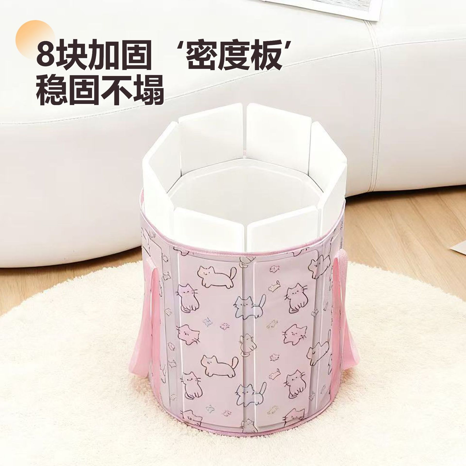 可折叠泡脚袋加高过小腿家用便携式足浴神器洗脚盆保温泡脚桶宿舍细节图