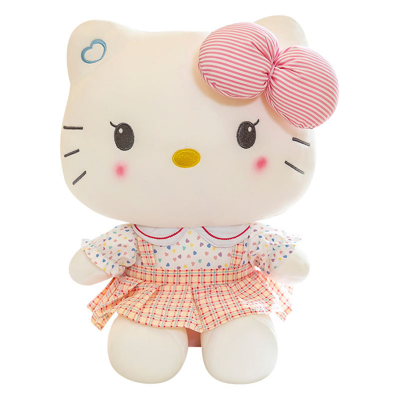 New hellokitty plush toy, creative Hello Kitty doll, Children's Day doll, birthday gift for girls Item Picture