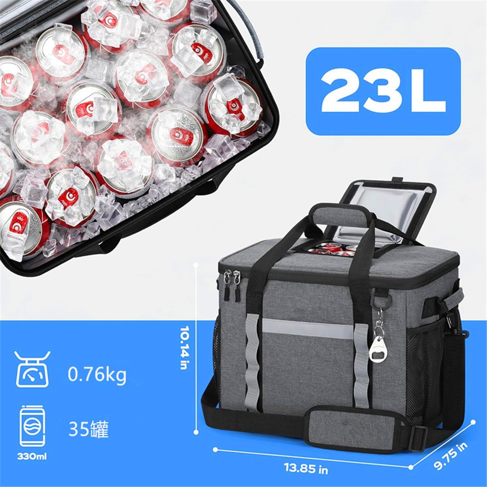 Amazon's best-selling ice packs, outdoor picnic bags, PEVA refrigerated bags, foldable portable camping insulated bags details Picture