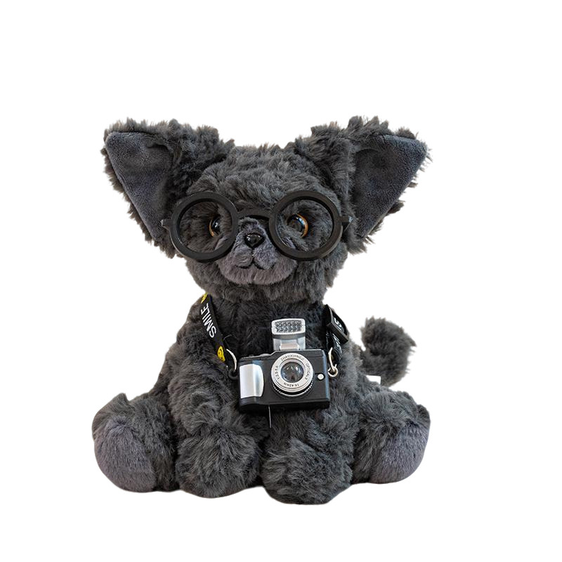 Cool glasses, cameras, German cats, plush toys, boys' office scarves, cat desks, children's palm treasures wholesale Item Picture