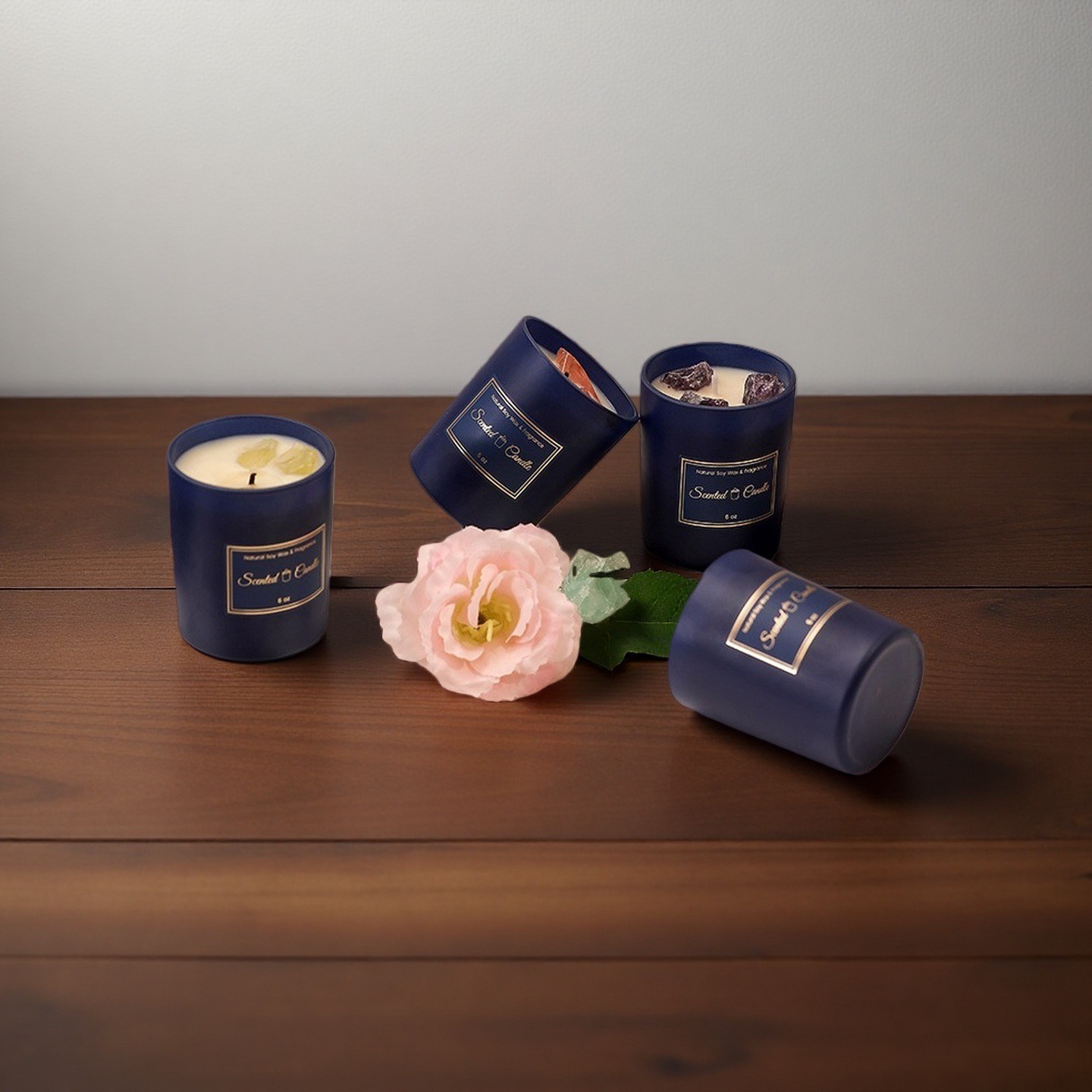 香氛蜡烛批发玻璃杯高级感伴手礼摆件持久留家居用品