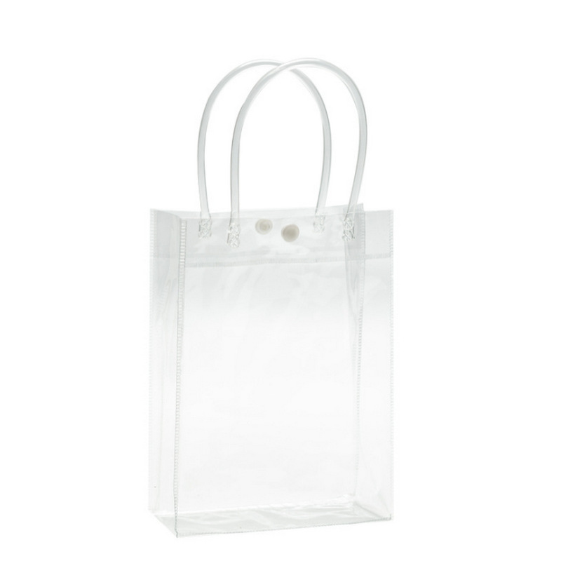 Custom-made pvc plastic handbags, transparent soft tubes, thickened wine packaging bags and souvenir bags for on-site vending Item Picture