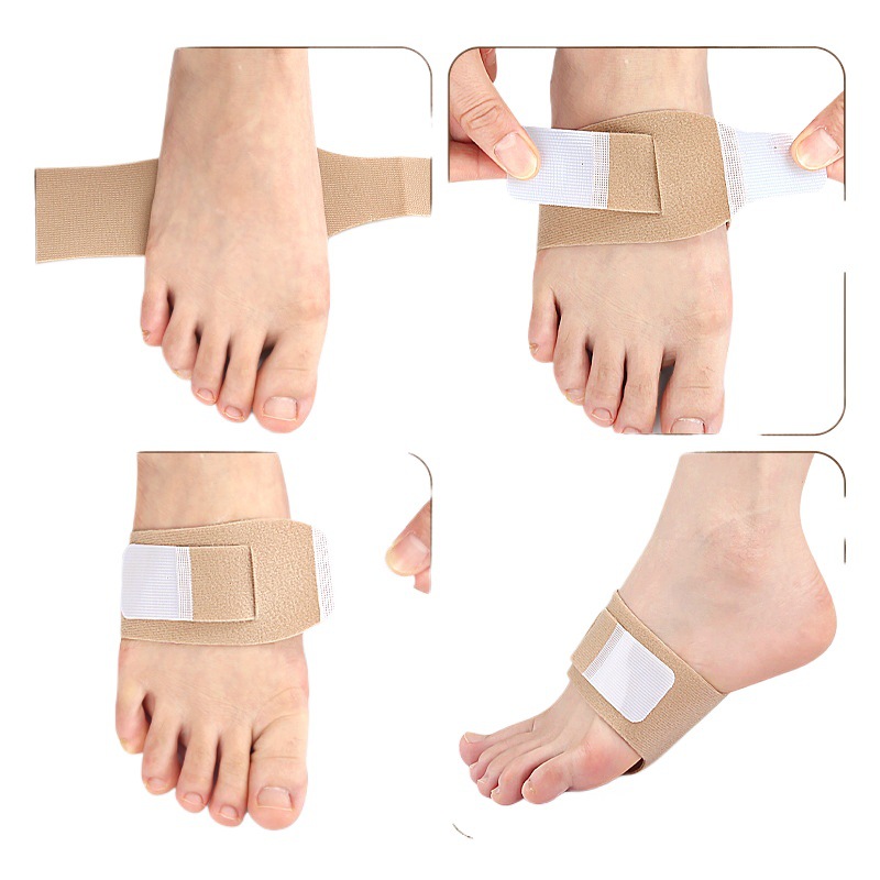 Arch support pads for men and women, flat arch support orthopedic pads, adjustable plantar fascia, half foot pads for the sole Item Picture