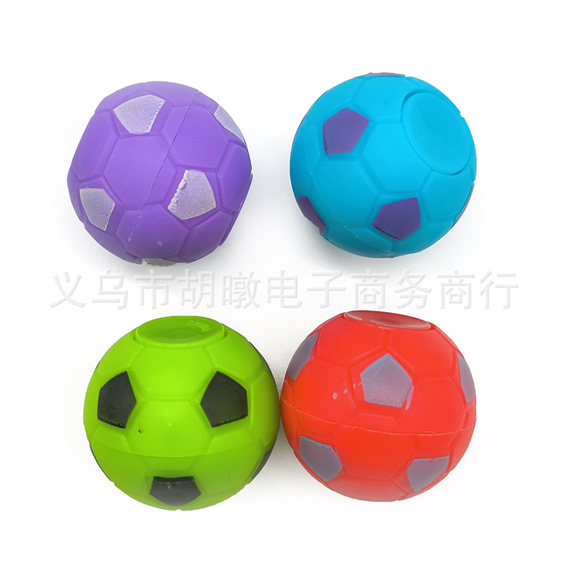 Mini fidget Spinner 35mm Finger football spinner stress-relieving toy Flash Magic finger Spin basketball Item Picture
