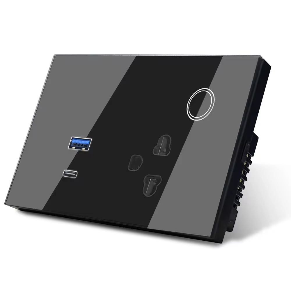 Thai standard WiFi smart Graffiti 16A wall socket standard power source socket USB /Type-C Item Picture