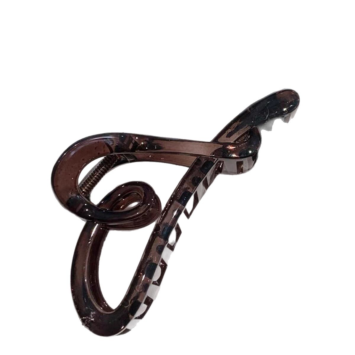 Xu Wo Dazzleng Zhao Lusi Xu Yan's same heart-shaped clipper for the back of the female head with a high-end shark hairpin accessory Item Picture