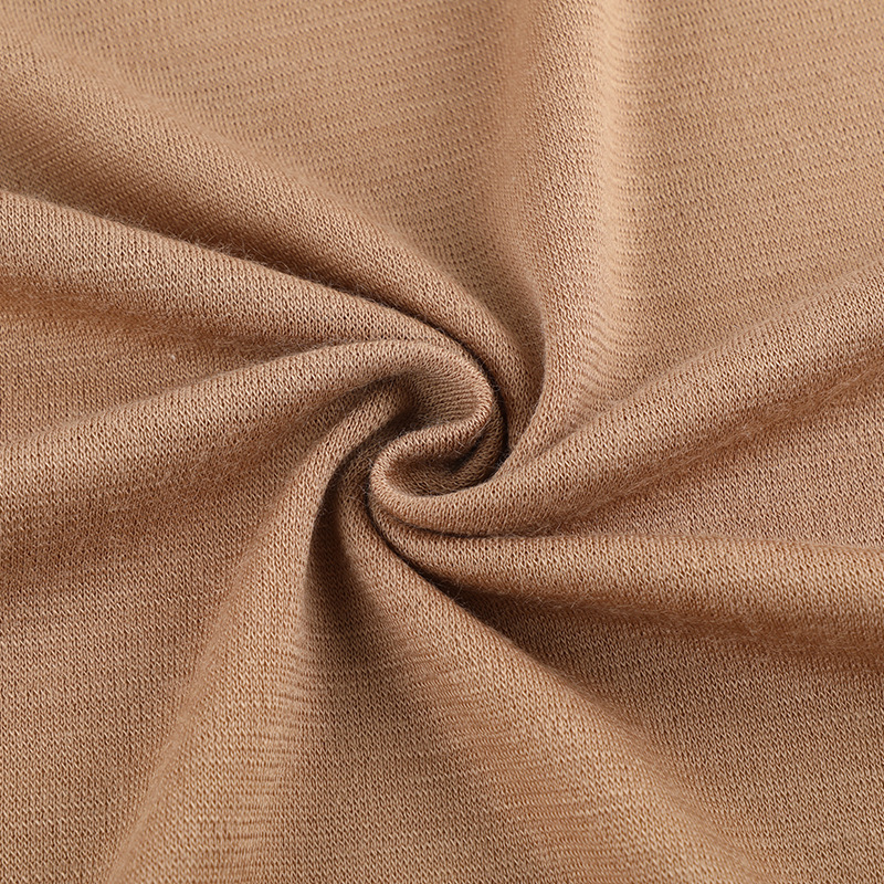 210g腈纶加热羊毛罗马布面料美丽诺羊毛秋冬保暖内衣打底衫面料产品图