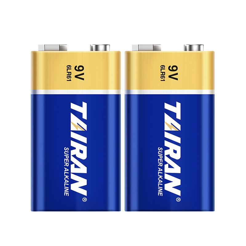 Titanium Ran 9V alkaline 6LR61 battery smoke detector wireless microphone Metal detector multimeter 6LR61 square battery Item Picture