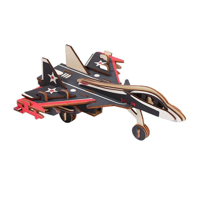 diy wooden street stall handmade pink Blue Dream laser-cut brain-stimulating toy jigsaw puzzle 3d stereoscopic Item Picture