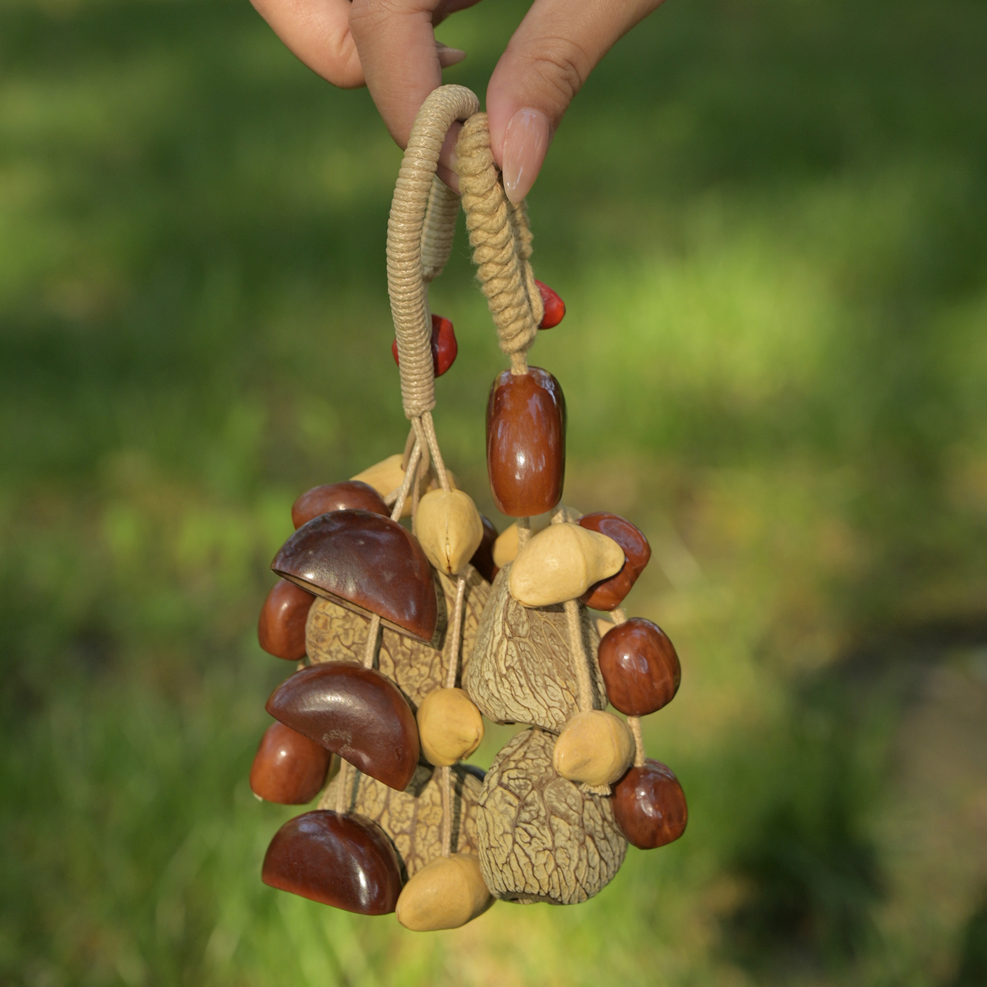 风铃/风铃果壳/果壳疗愈/果壳/玻璃风铃细节图