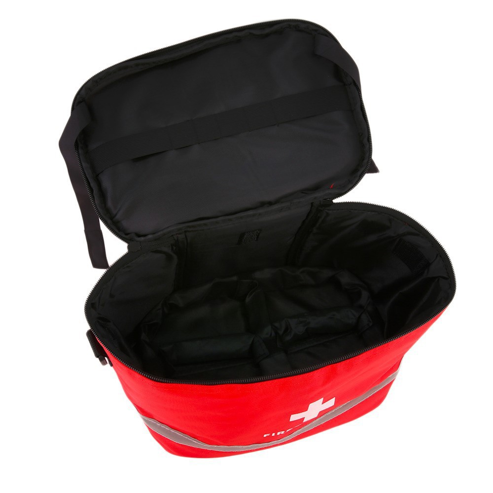 Family first aid kit, home care storage bag, outdoor medical bag, shoulder strap, portable large-capacity cylindrical bag Specification drawing