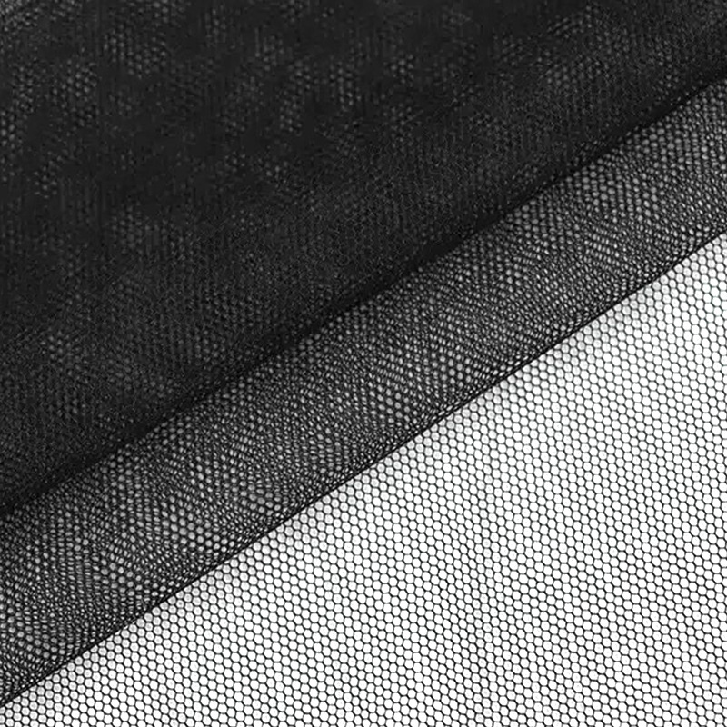 Hexagonal mesh fabric wedding dresses, veils, princess dresses, children's clothing, mesh dresses, ballet dresses, toy lining fabrics wholesale Specification image