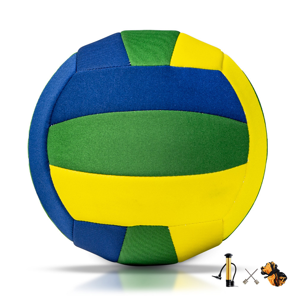 跨境新品现货五号潜水布静音排球批发柔软安全T布潜水棉沙滩排球