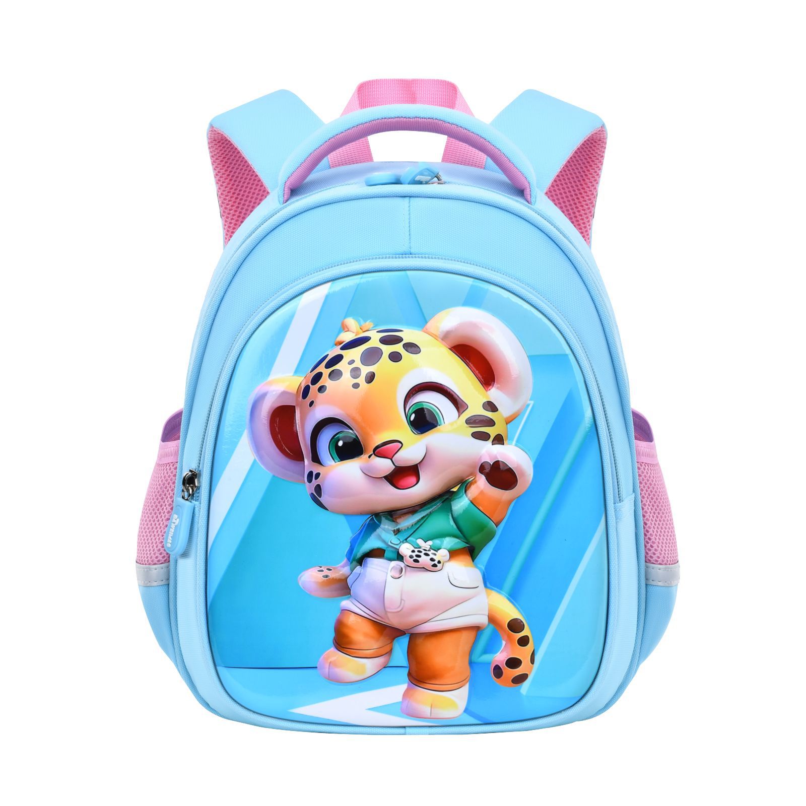 Schoolbag kindergarten boys cartoon giraffe early education light 2-3-5 years old girls with double shoulders Specification image