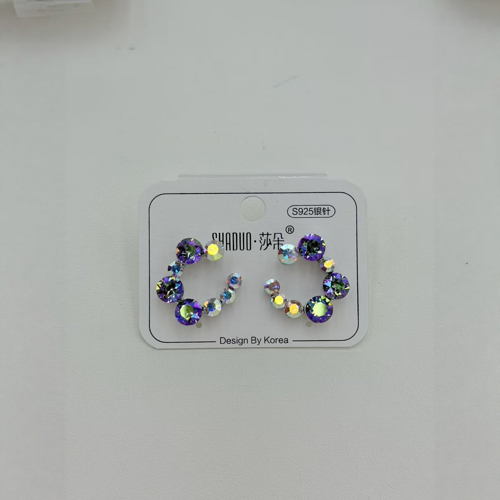 饰品/耳饰/耳环/法式/耳环银细节图