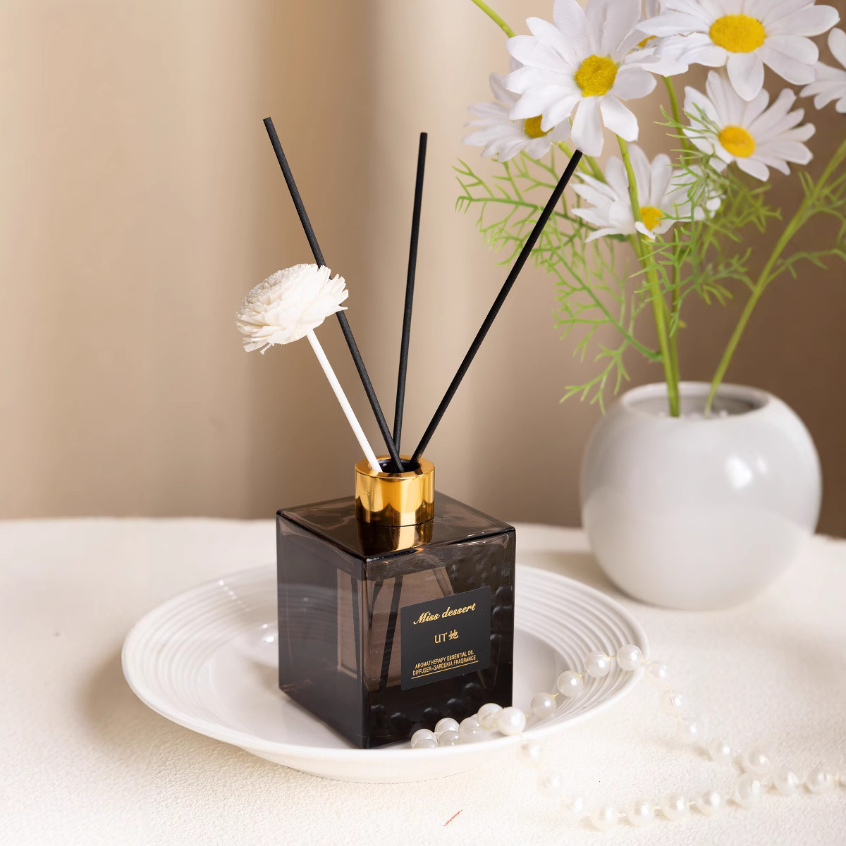 香薰/车载香薰/扩香石/石膏香皮/香薰摆件细节图