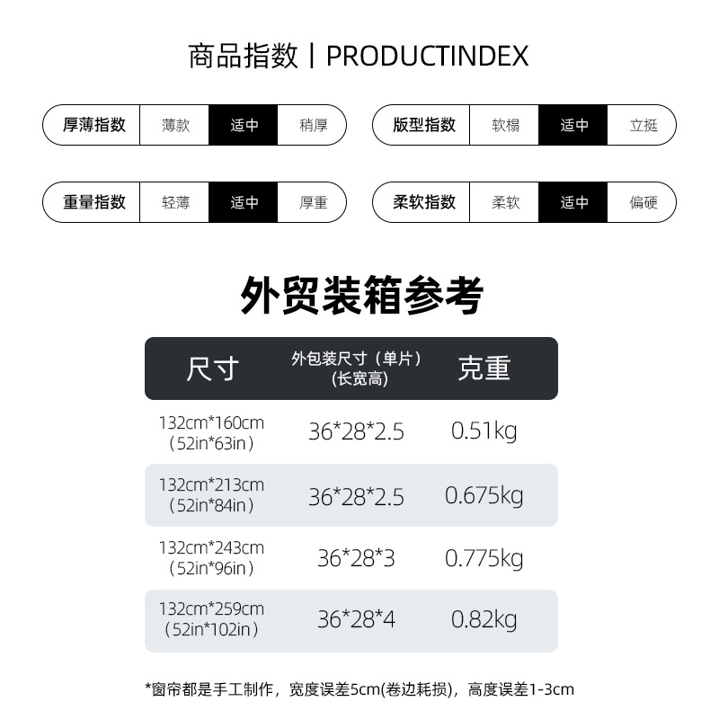 窗帘/跨境窗帘/柔纱帘/国潮/窗帘成品细节图