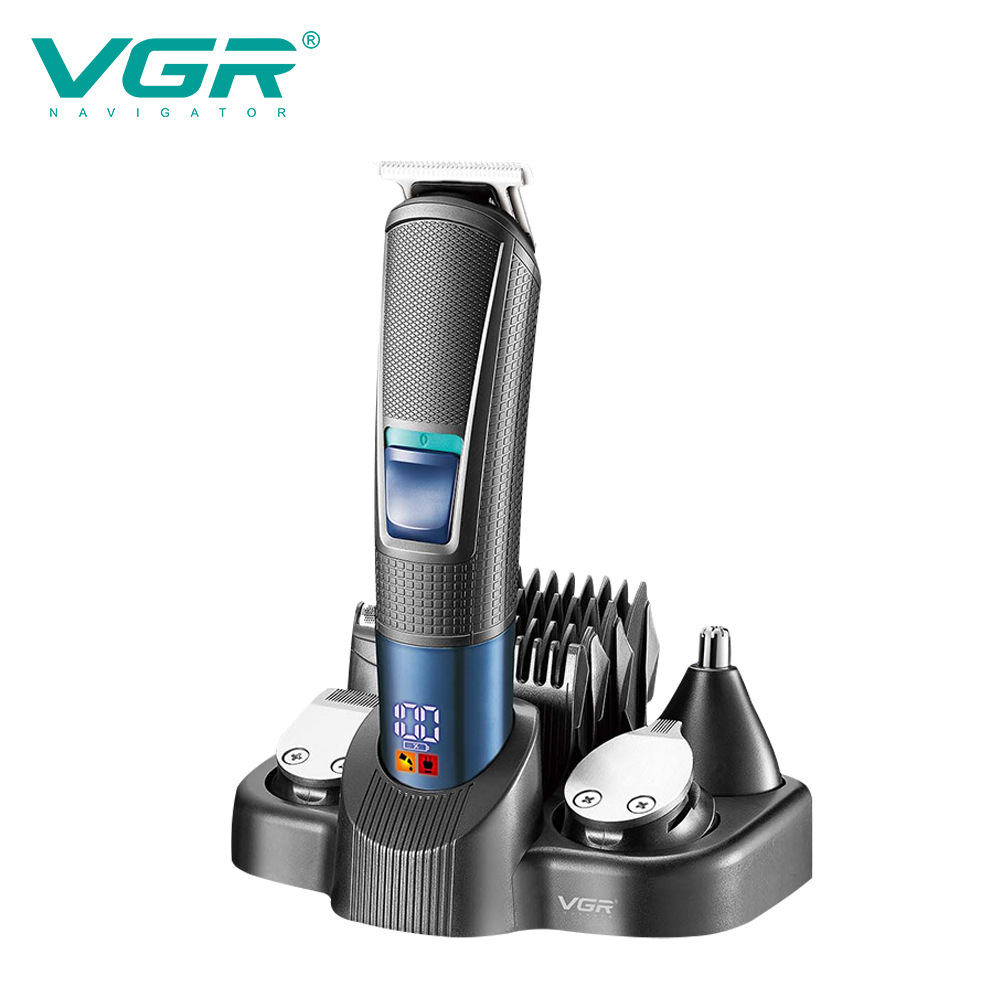 VGR108 Cross-border New Electric Shaving Nose Hair and sideburns Set, five-in-one multi-functional hair clipper Specification image