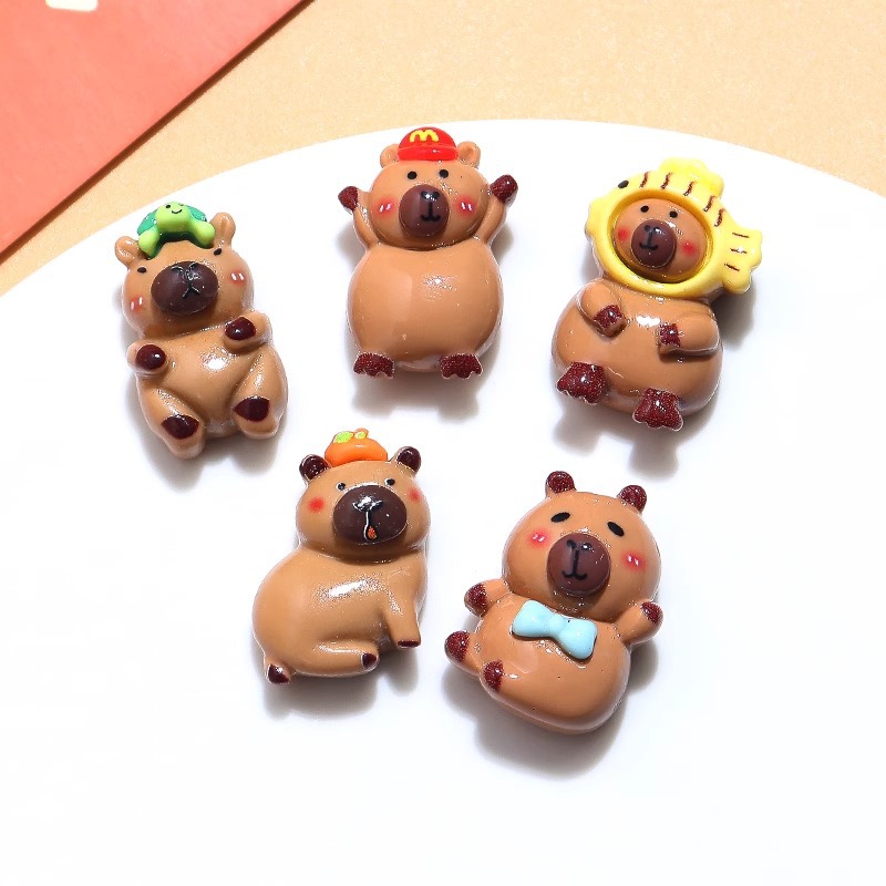 New blind bag toy, Kapibala, cute luminous luminous cartoon accessory, small decorative item, doll, children's gift details Picture