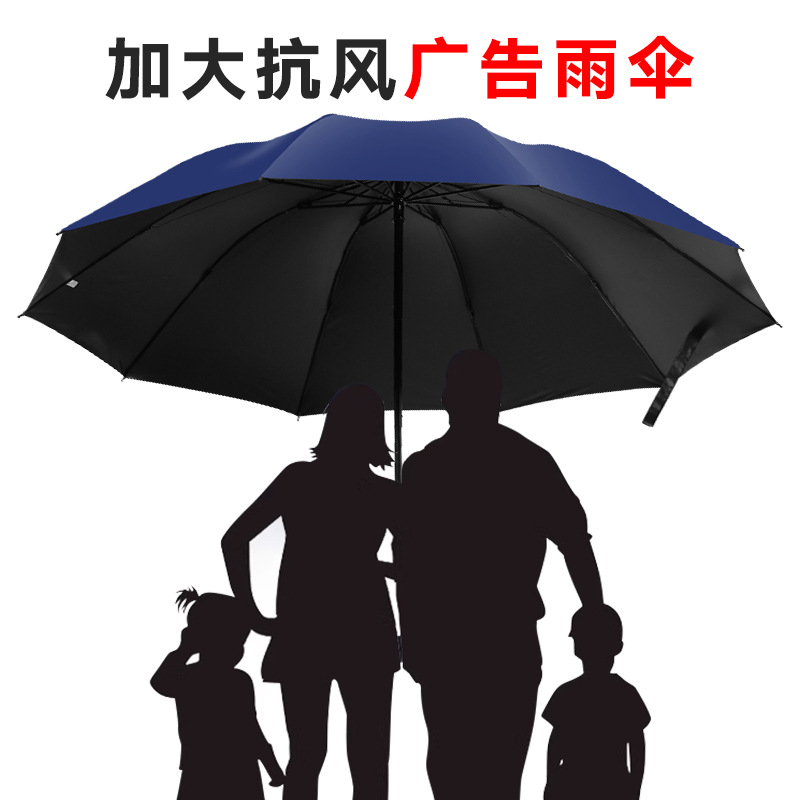 Customized logo business gift advertising umbrellas, ten-bone fully automatic folding umbrellas, three-fold sun protection umbrellas wholesale Application Scenario