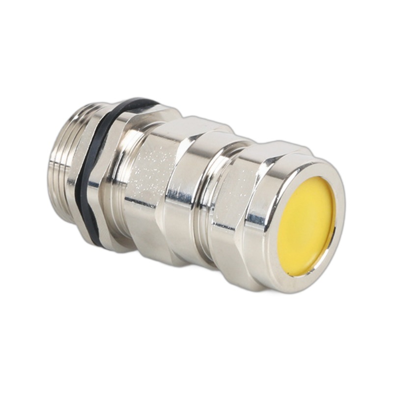 Indete metal armored explosion-proof grand head cable waterproof connector, nickel-plated brass double seal M20 stuffing box Item Picture