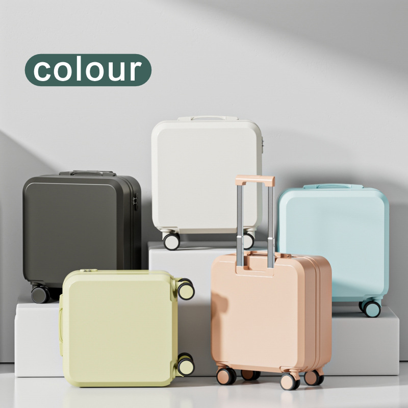 Small luggage 2025 student new travel suitcase, large capacity trolley case, combination case, travel boarding suitcase details Picture